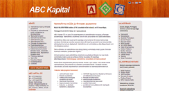 Desktop Screenshot of abckapital.ee